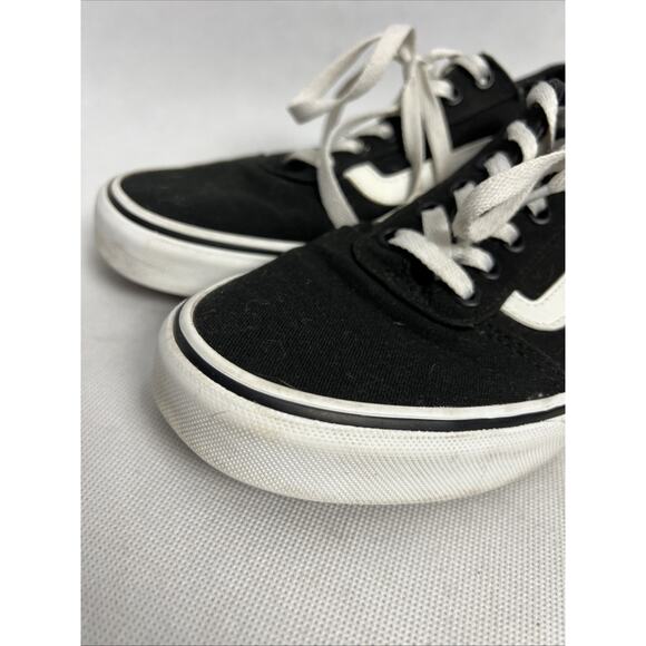 Vans Old Skool Canvas Black White Classic Women’s Casual Lifestyle Shoes Size 8 - Picture 2 of 9